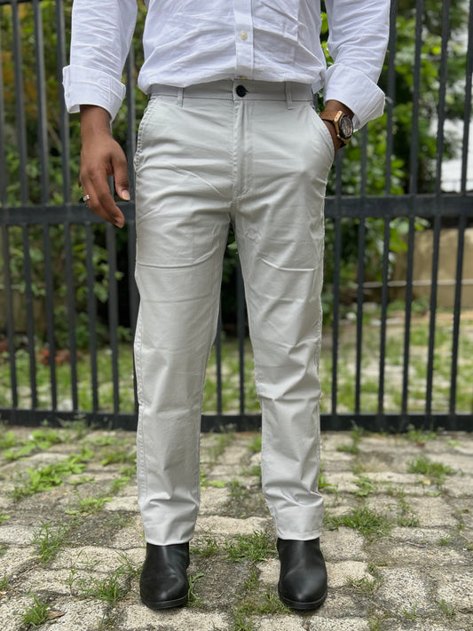 Slim Fit Cotton Trouser