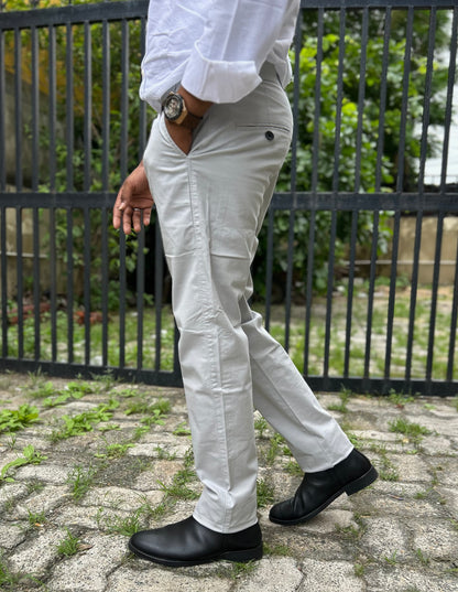 Slim Fit Cotton Trouser