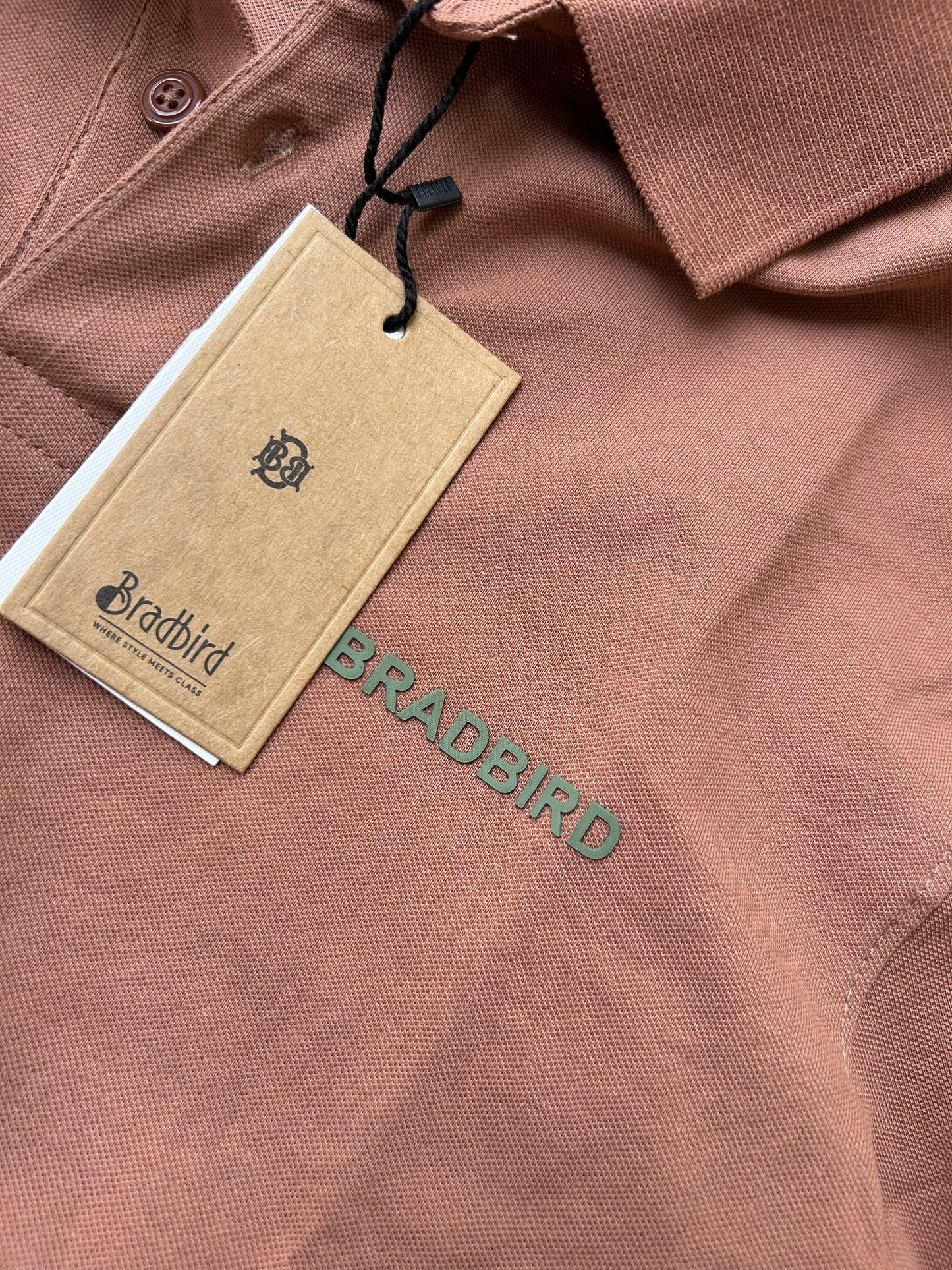 Moderate Orange Collar Matty T-Shirt