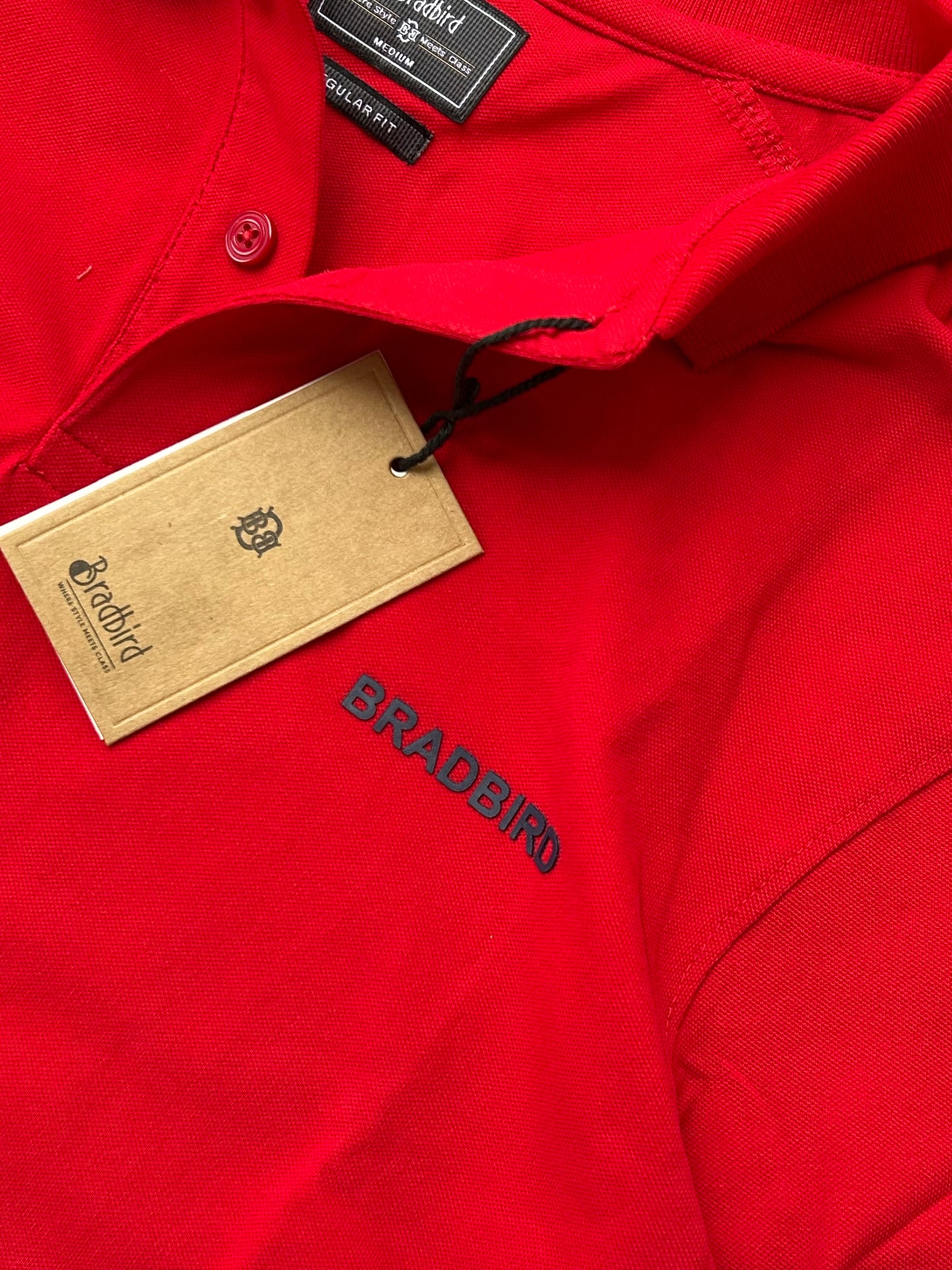 Red Collar Matty T-Shirt