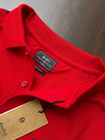 Red Collar Matty T-Shirt