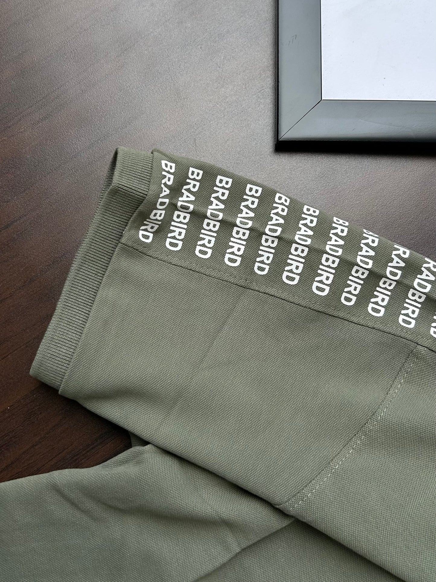 Cardamom Green Collar Matty T-Shirt