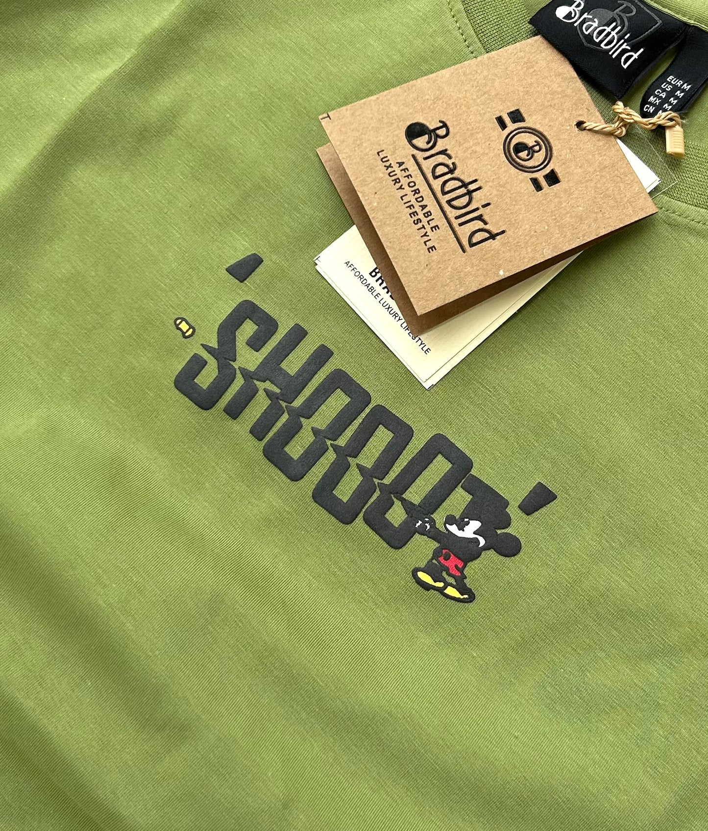 Bradbird Bold Backprint Tee – Forest Green