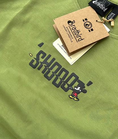 Bradbird Bold Backprint Tee – Forest Green