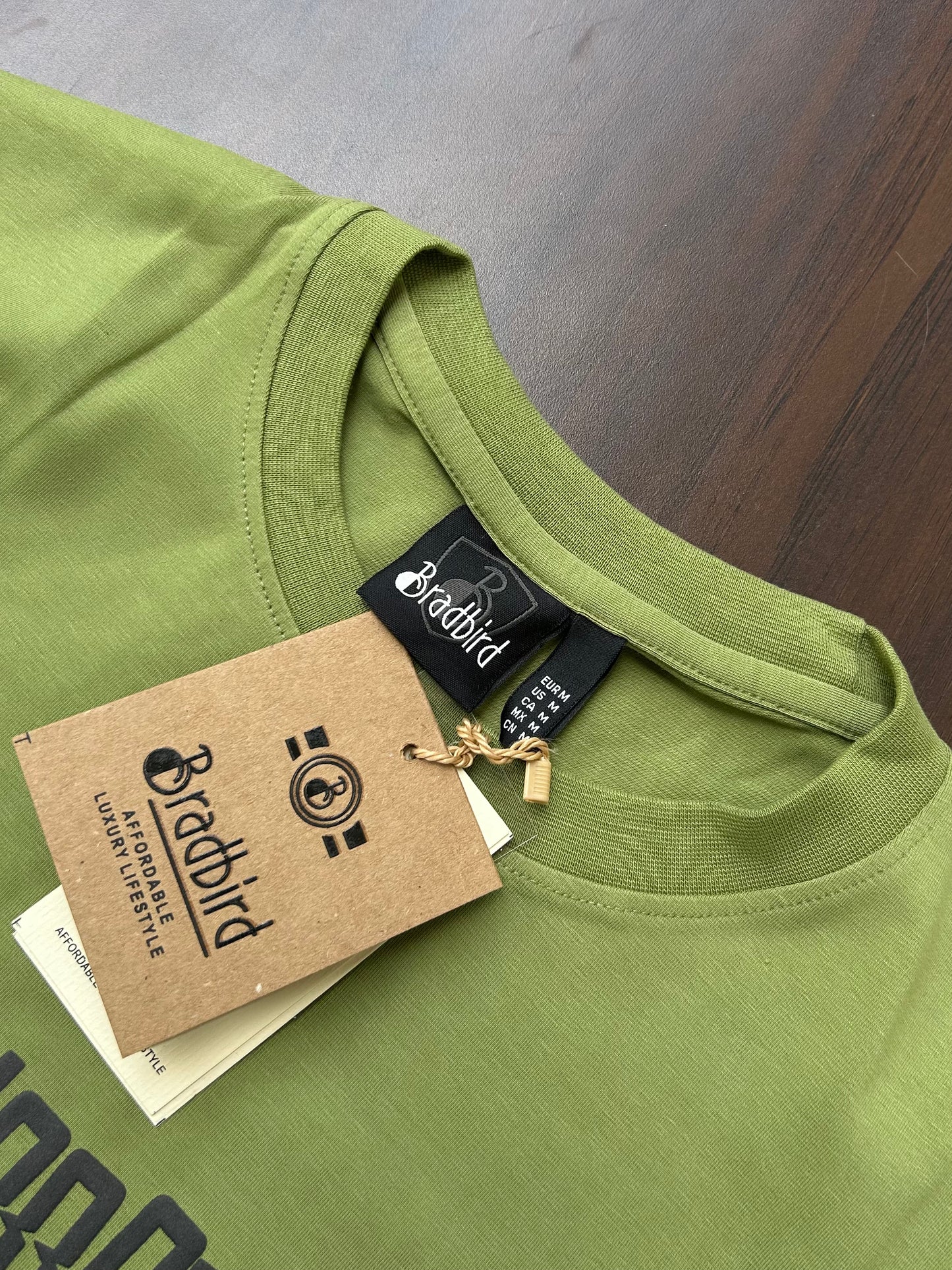 Bradbird Bold Backprint Tee – Forest Green