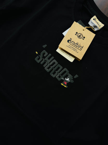 Bradbird Rebel Backprint Tee – Jet Black