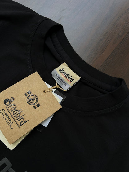 Bradbird Rebel Backprint Tee – Jet Black
