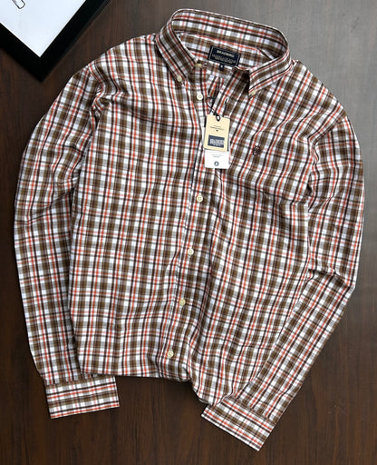 Bradbird Classic Brown Checks Shirt