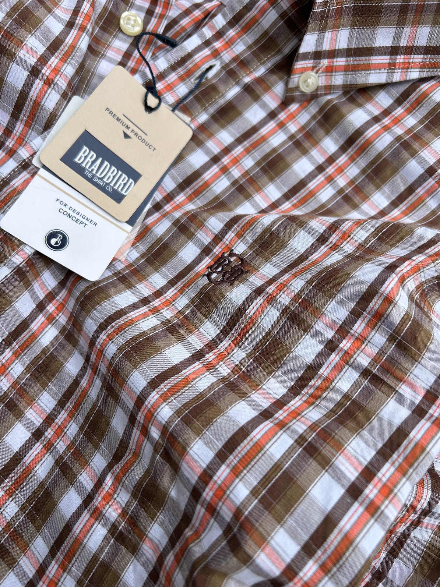 Bradbird Classic Brown Checks Shirt