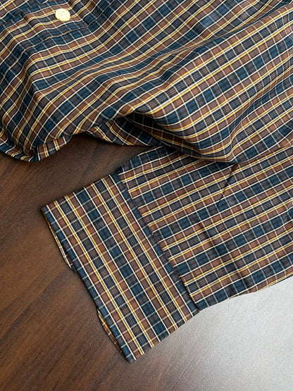 Bradbird Midnight Rust Checks Shirt