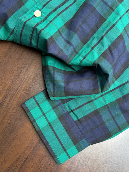 Bradbird Forest Navy Checks Shirt