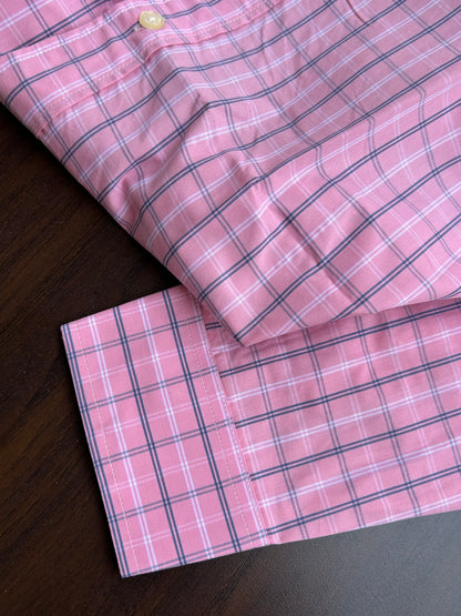 Bradbird Rosé Pink Checks Shirt
