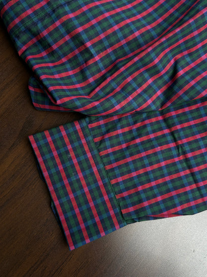 Bradbird Men’s Multicolor Checkered Button-Down Shirt