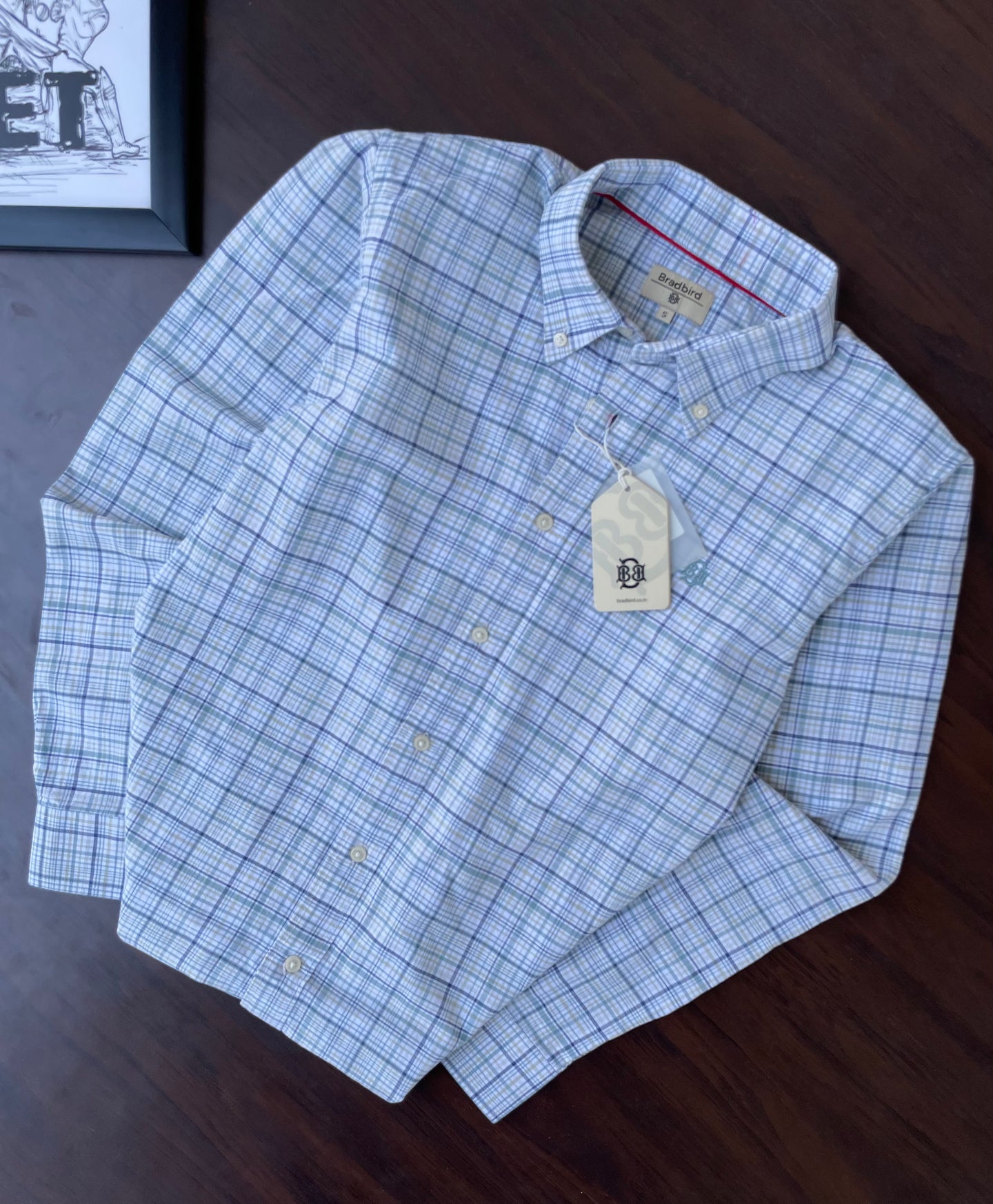 Blue Oxford Checks Shirts by Bradbird | Classic Style & Premium Quality