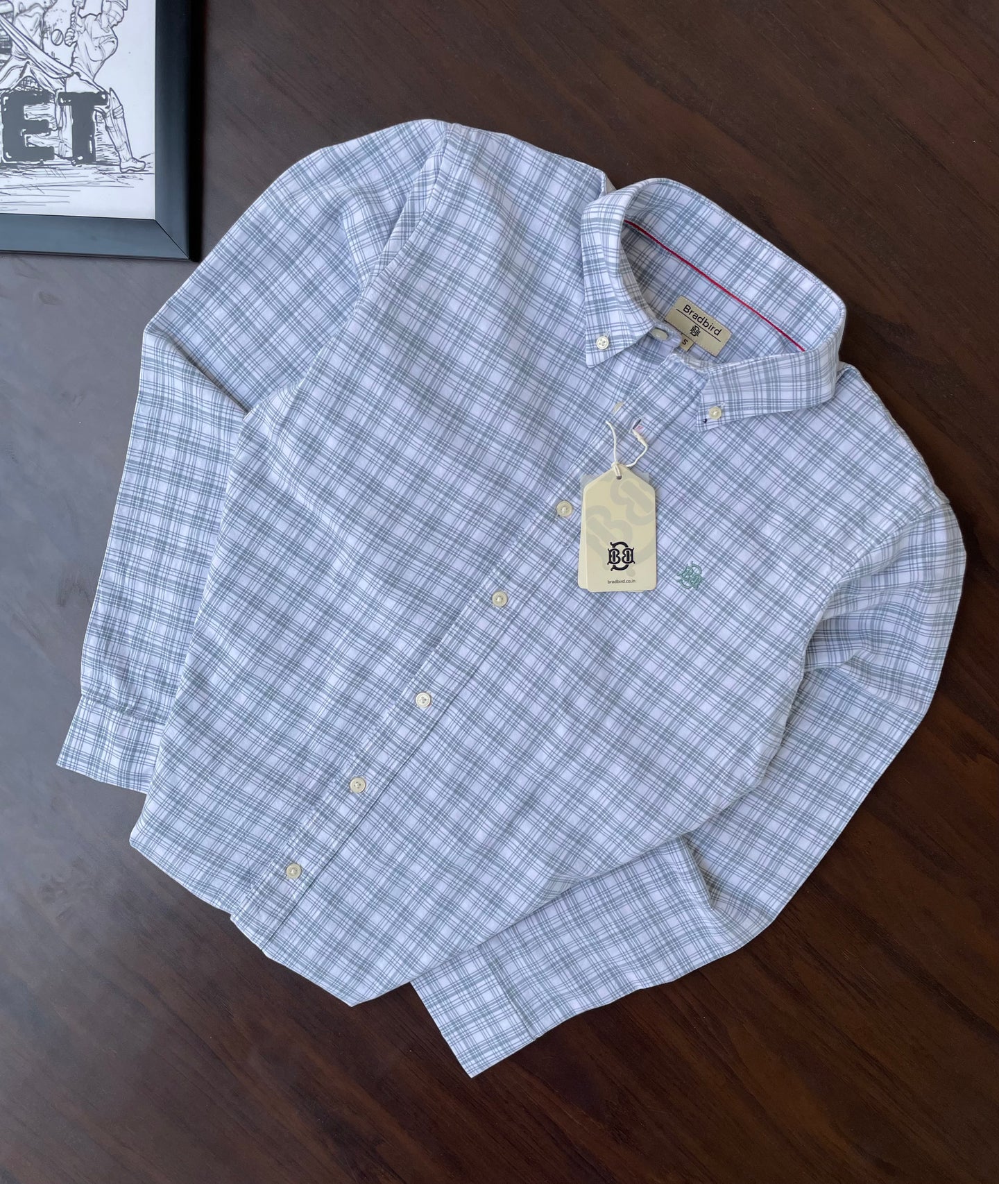 Blue Oxford Checks Shirts by Bradbird | Classic Style & Premium Quality