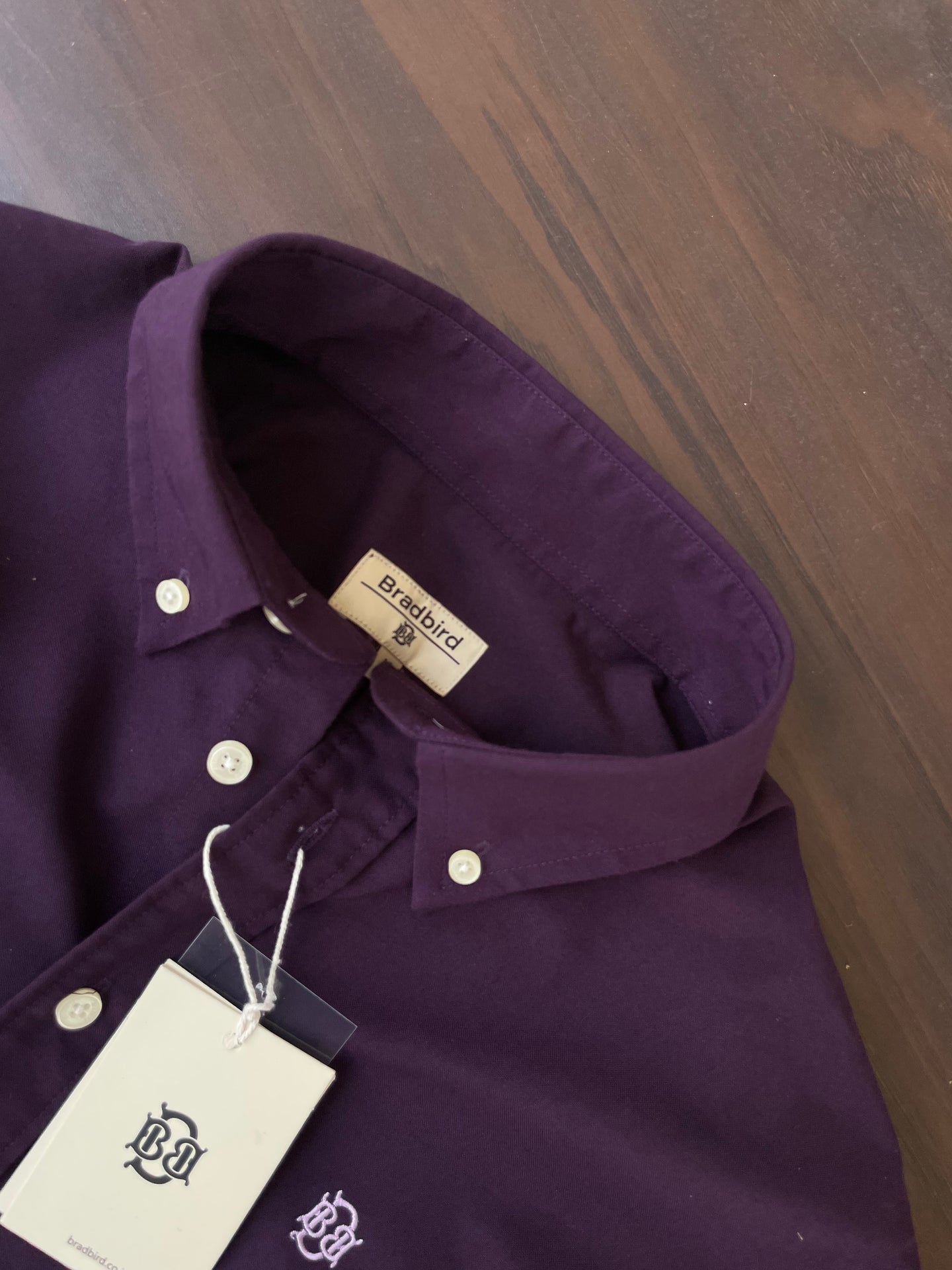 Purple Oxford Plain Shirt for Men | Premium Cotton Casual Shirt