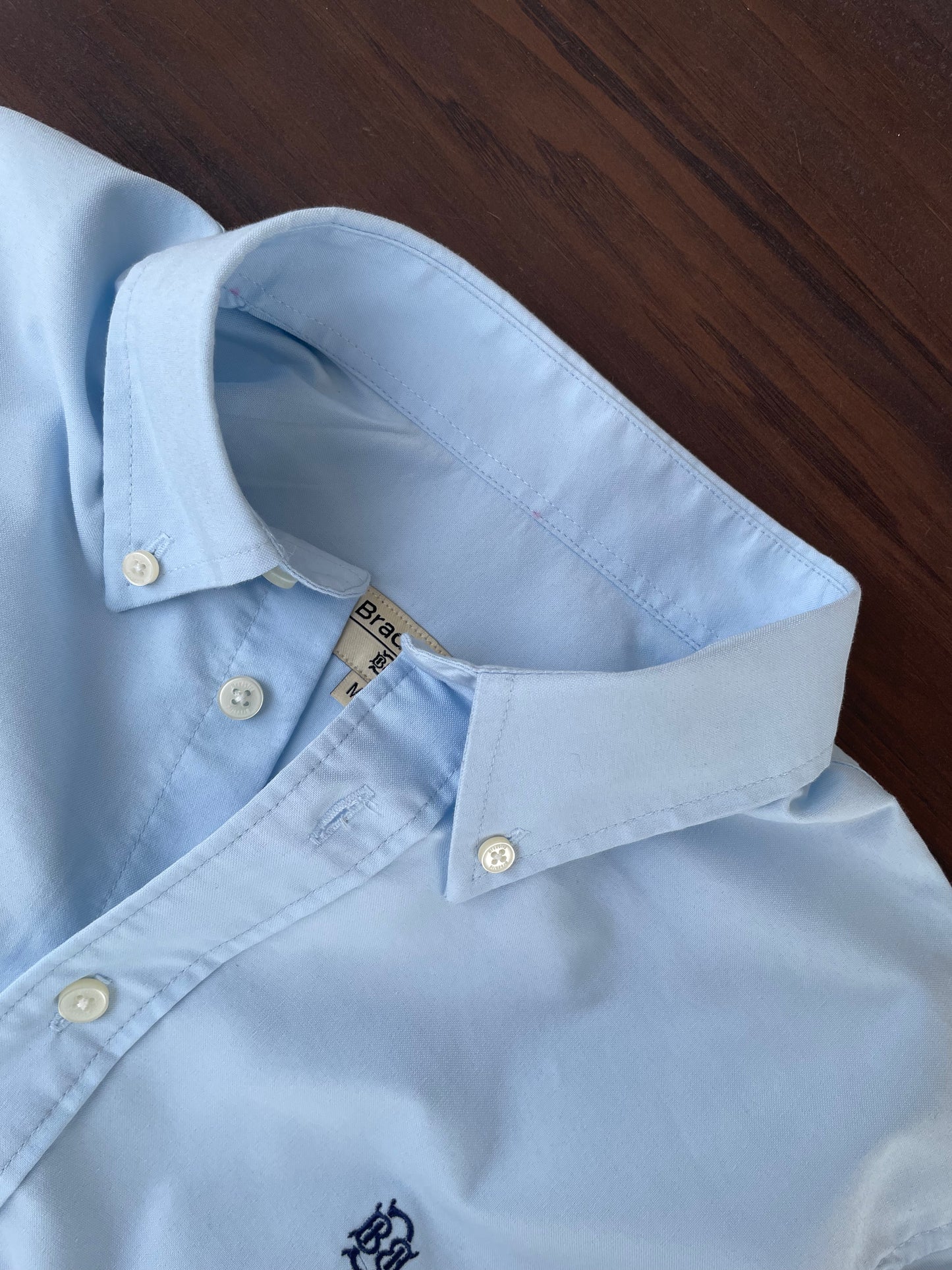 Bradbird Essential Sky Blue Oxford Shirt - Formal & Casual Wear for Men