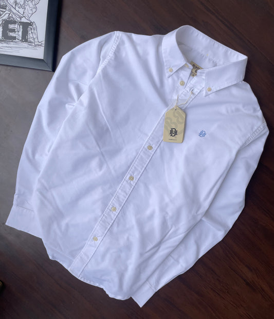 Classic White Oxford Shirt for Men – Premium Cotton Essential | BRADBIRD