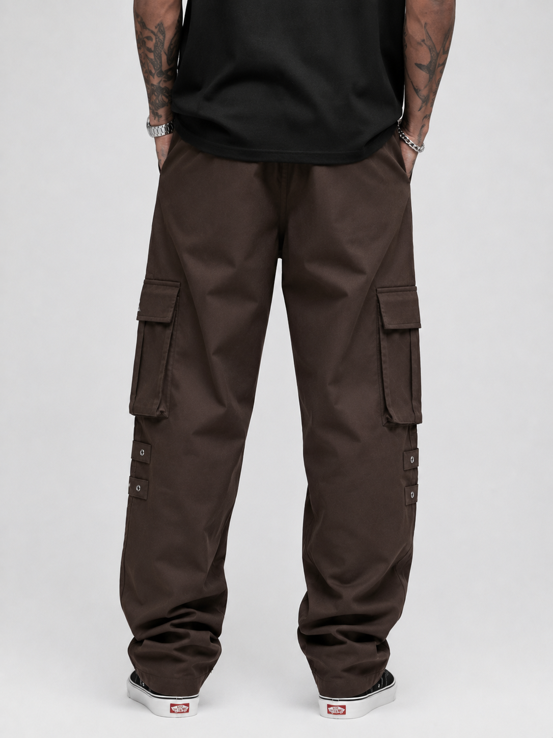 Straight Fit Cargo Pants - Urban Streetwear Lowers