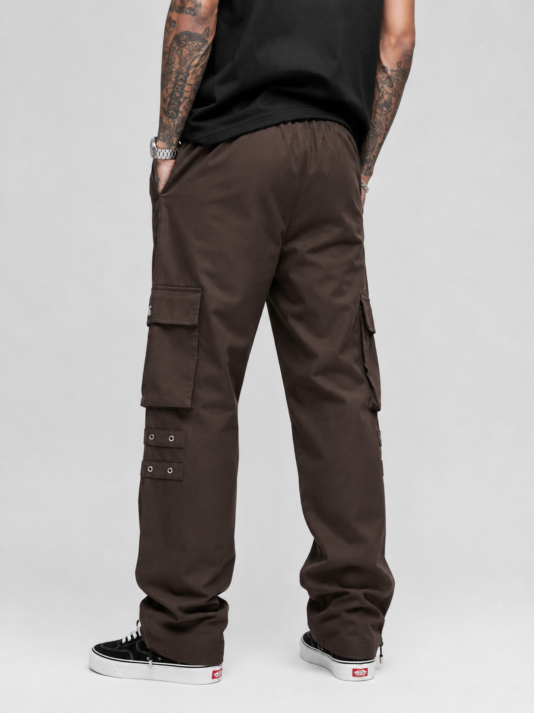 Straight Fit Cargo Pants - Urban Streetwear Lowers