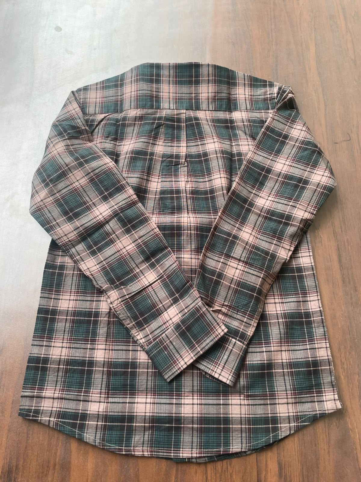 Forest Green & Dusty Pink Checked Shirt | Premium Cotton Shirt | Bradbird