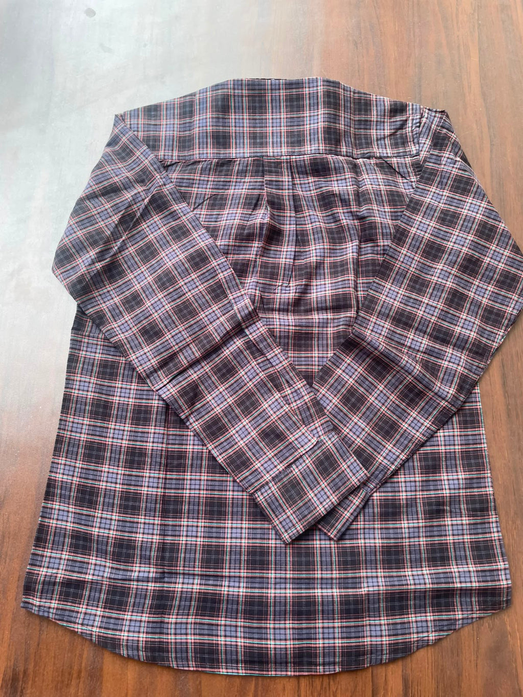 Slate Blue & Charcoal Checked Shirt | Premium Cotton Shirt | Bradbird
