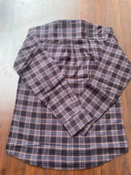 Slate Blue & Charcoal Checked Shirt | Premium Cotton Shirt | Bradbird