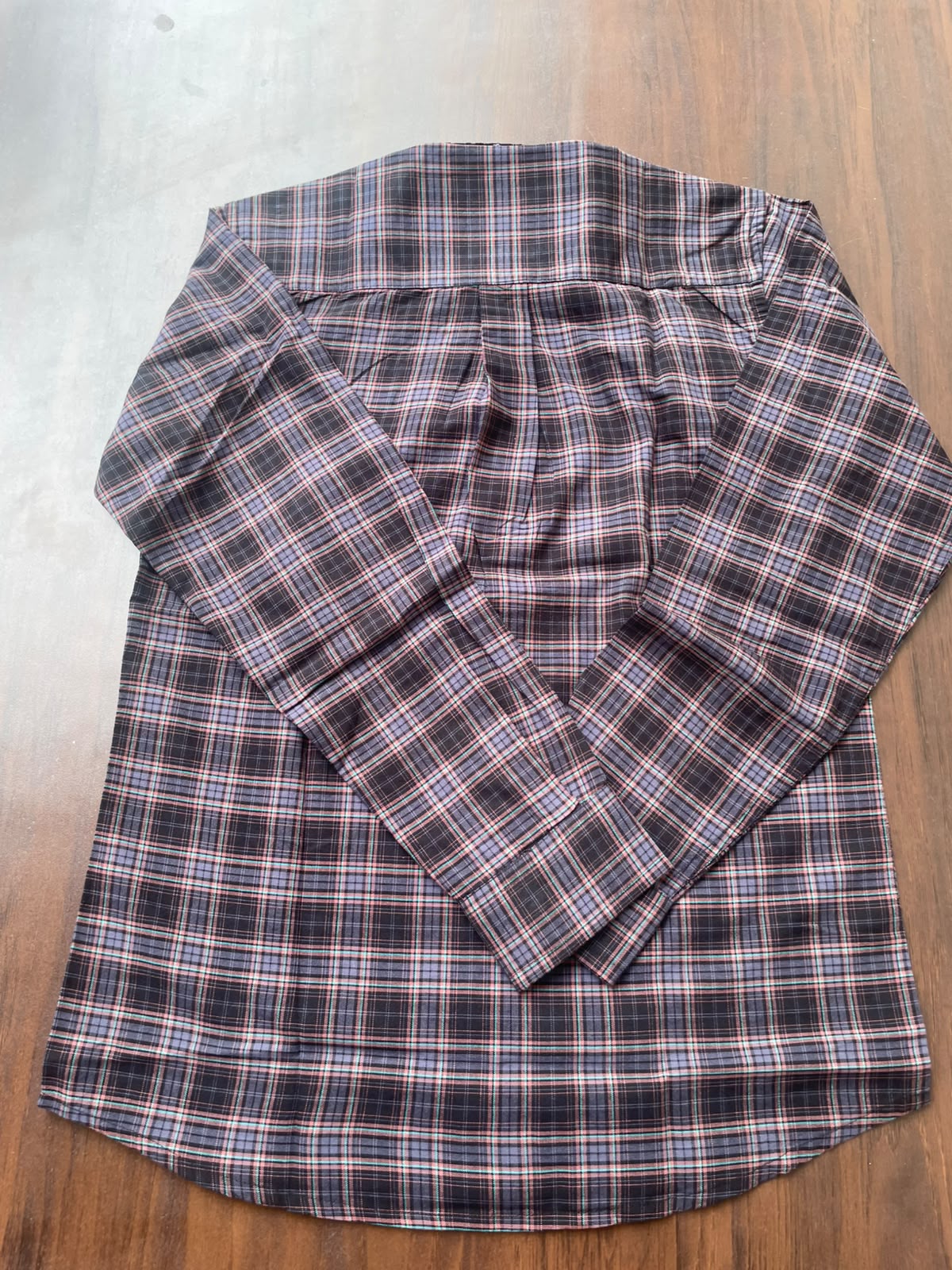 Slate Blue & Charcoal Checked Shirt | Premium Cotton Shirt | Bradbird