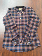 Charcoal & Warm Tan Checked Shirt | Premium Cotton Shirt | Bradbird