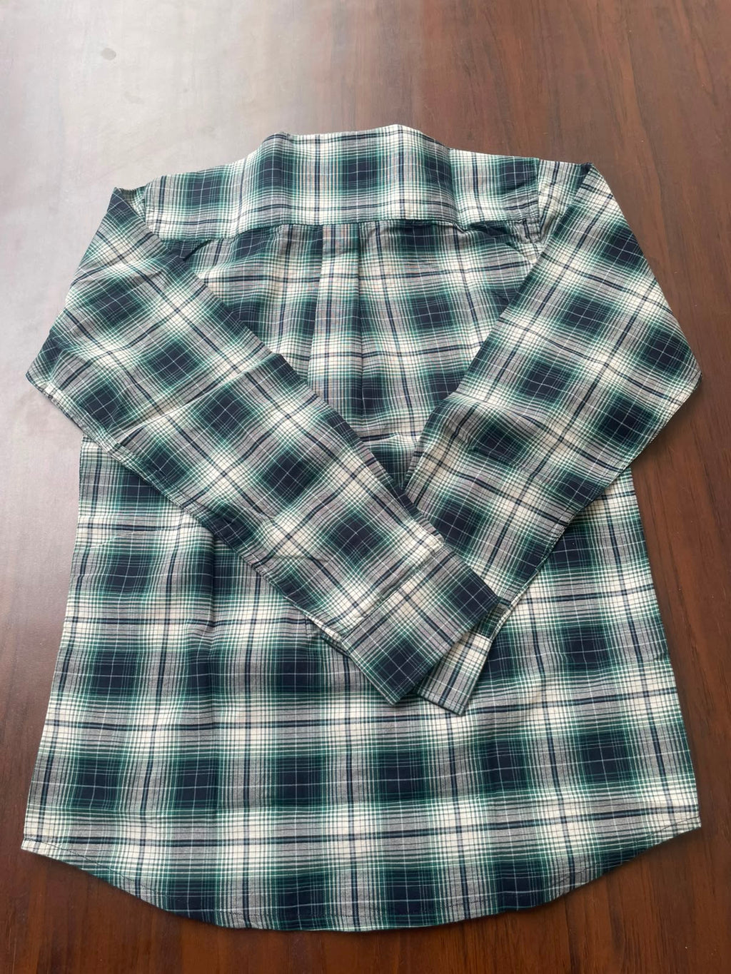 Emerald Green & Navy Checked Shirt | Premium Cotton Shirt | Bradbird