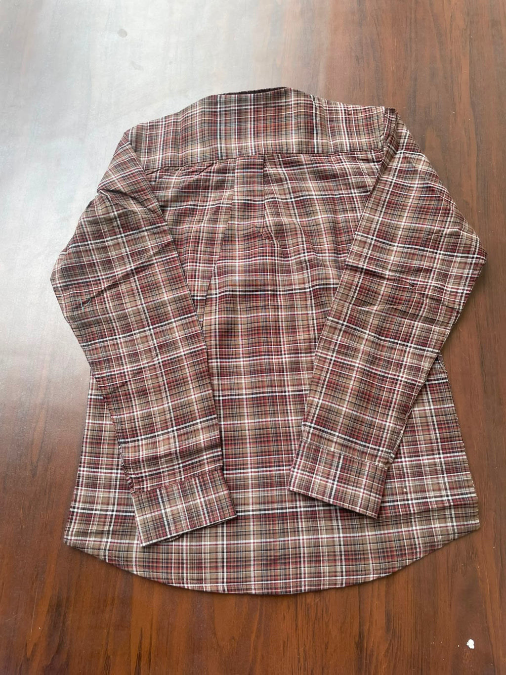 Earthy Brown & Rust Checked Shirt | Premium Cotton Shirt | Bradbird