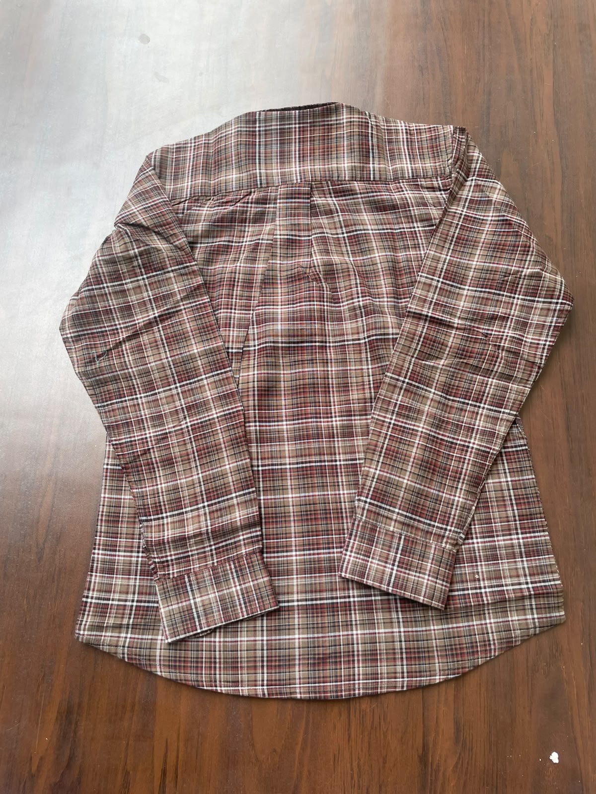 Earthy Brown & Rust Checked Shirt | Premium Cotton Shirt | Bradbird