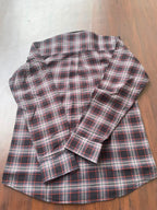 Premium Charcoal Plaid Long Sleeve Shirt | Bradbird