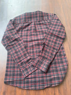 Burgundy & Charcoal Checked Shirt | Premium Cotton Casual Shirt | Bradbird
