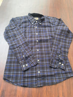 Royal Blue & Navy Checked Shirt | Premium Cotton Shirt | Bradbird