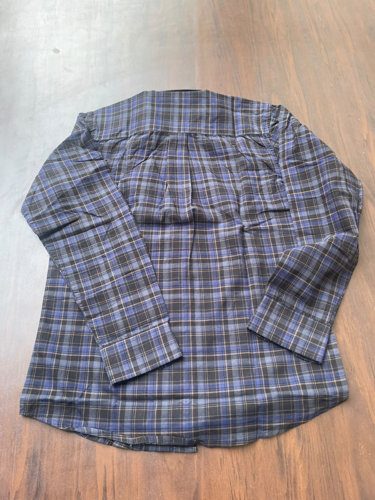 Royal Blue & Navy Checked Shirt | Premium Cotton Shirt | Bradbird