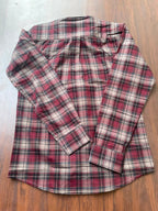 Maroon & Grey Checked Shirt | Premium Casual Cotton Shirt | Bradbird