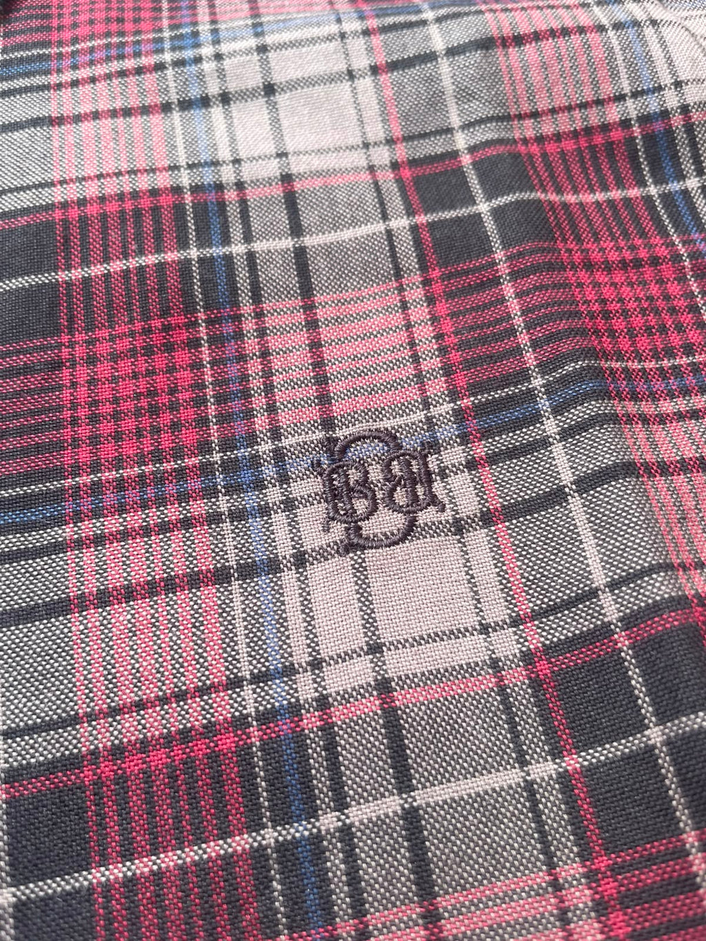 Maroon & Grey Checked Shirt | Premium Casual Cotton Shirt | Bradbird