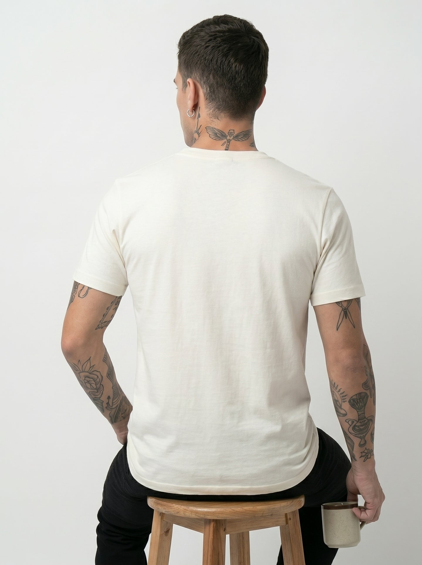 Off-White Melted Box Graphic Round Neck Shirt